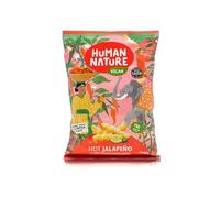 Human Nature Hot Jalapeño & Lime Lentil Snacks 10 x 100g