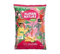 Human Nature Human Nature Hot jalapeno and Lime Flavour Lentil Snacks 100g