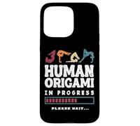 Human Origami In Progress Contortionist Contortion Yoga Case for iPhone 15 Pro Max