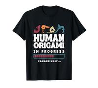 Human Origami in Progress Contortionist Contortion Yoga T-Shirt
