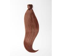 Human Ponytail Extensions - luxury Quality 14 Inch - 33 chestnut mahogany