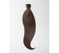Human Ponytail Extensions - luxury Quality 14 Inch - 4 dark chestnut