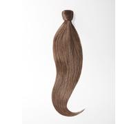 Human Ponytail Extensions - luxury Quality 14 Inch - 8 hazelnut brown