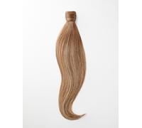 Human Ponytail Extensions - luxury Quality 14 Inch - B10/DB2 balayage light brown ash & light golden blonde