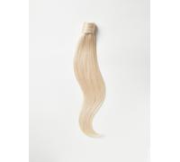 Human Ponytail Extensions - luxury Quality 18 Inch - 1001 platinum blonde