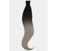 Human Ponytail Extensions - luxury Quality 18 Inch - T2/60 ombre dark brown & ash blonde