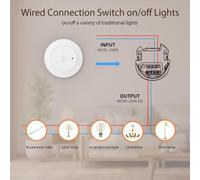 Human Presence Zigbee 24ghz Detection Lighting Control Ceiling Monitoring Ac 95250v 120° Range Protocol Wall or Security Sensor Mount (SUCTION TOP VERSION)