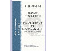 Human Resource: Indian Ethos in Management: BMS Course