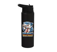 Human Resource Nightmare Funny HR Job Shark Stainless Steel Insulated Water Bottle