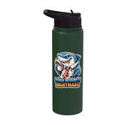 Human Resource Nightmare Funny HR Job Shark Stainless Steel Insulated Water Bottle