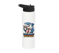 Human Resource Nightmare Funny HR Job Shark Stainless Steel Insulated Water Bottle