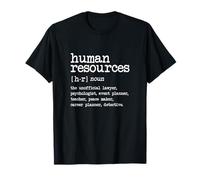 Human Resources Definition HR Employee Recruitment T-Shirt