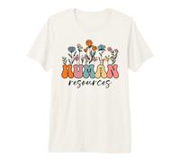 Human Resources HR Manager Floral Department Staff Premium T-Shirt