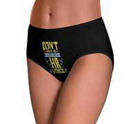 Human Resources HR Voice Womens Underwear Comfortable Mid Waisted Ladies Briefs Panties 2XL
