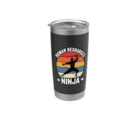 Human Resources Ninja HR Manager Office Worker Team Stainless Steel Insulated Tumbler