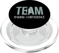 Human Resources Shirts Women HR Team Making A Difference PopSockets PopGrip for MagSafe