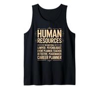 Human Resources The Unofficial Career Planner Tank Top