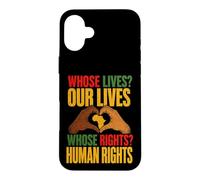 Human Rights African American Protest Black History Case for iPhone 16 Plus
