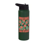 Human Rights are My Jam Stainless Steel Insulated Water Bottle
