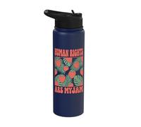 Human Rights are My Jam Stainless Steel Insulated Water Bottle