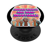 Human Rights Are Not Negotiable Statement Design PopSockets Adhesive PopGrip