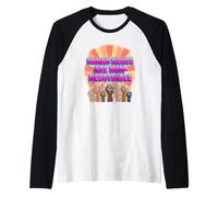 Human Rights are Not Negotiable Statement Design Raglan Baseball Tee