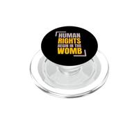Human Rights Begins In The Womb Anti-abortion PopSockets PopGrip for MagSafe