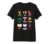 Human Rights Feminism Equality LGBTQ Pride Trans Black Lives Premium T-Shirt