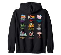 Human Rights Feminism Equality LGBTQ Pride Trans Black Lives Zip Hoodie