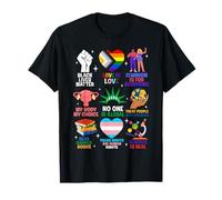 Human Rights Feminism Trans Science Books LGBTQ Kindness T-Shirt