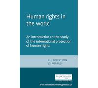 Human rights in the world: An introduction to the study of the international protection of human rights