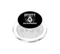 Human Rights Retro Dignity Has No Border One Earth PopSockets PopGrip for MagSafe