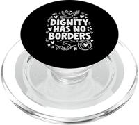 Human Rights Retro Dignity Has No Border Social Justice PopSockets PopGrip for MagSafe