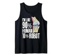 Human Robot New Knee Surgery Joke Funny Knee Replacement Tank Top