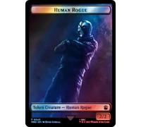 Human Rogue // Dinosaur Token (Surge foil) | Universes Beyond: Doctor Who