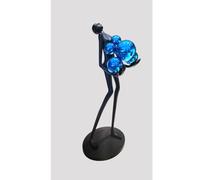 Human Shaped Floor Lamp with Modern Ball Ornaments for Home Decoration and Indoor Lighting