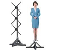 Human Size 3D Hologram Projector, 1X3 Video Wall LED Fan Display for Stunning Visuals & Advertising