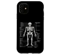 Human Skeleton Bones Anatomy Medical Science Education Gifts Case for iPhone 11