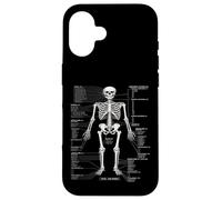 Human Skeleton Bones Anatomy Medical Science Education Gifts Case for iPhone 16