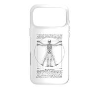 Human Skeleton Vitruvian Man Leonardo Da Vinci Anatomy Case for iPhone 17 Pro Max