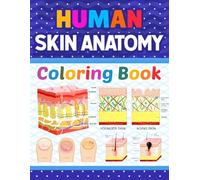Human Skin Anatomy Coloring Book: Relaxation for students of medicine