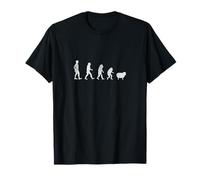 Human to Sheep Evolution Conspiracy Theory Distressed T-Shirt