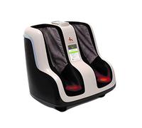 Human Touch Reflex SOL Foot and Calf Massager Machine with Heat, Shiatsu Deep Kneading, Under Foot Rollers, Delivers Relief for Tired Muscles and Plantar Fasciitis, Fits feet up to Men Size 12