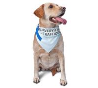 Human Trafficking Awareness Month Blue Ribbon Dog Bandanas Triangle Bibs Pet Scarf For Small Medium Large Dogs And Cat