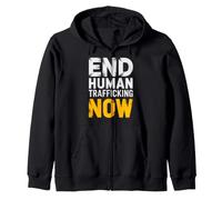 Human Trafficking Awareness Stop Exploitation Zip Hoodie