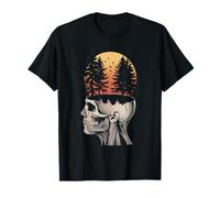 Human Tree Tshirt Nature Vintage Funny Retro Artistic Sunset T-Shirt