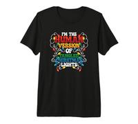 Human Version of Tangled Christmas Lights Funny Christmas Premium T-Shirt