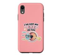 Human Vision Graphic Ophthalmologist Eye Structure Doctor Case for iPhone XR