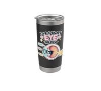 Human Vision Graphic Ophthalmologist Eye Structure Doctor Stainless Steel Insulated Tumbler