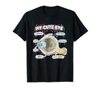 Human Vision Science Cute Eye Anatomy Anatomy Nerd Graphic T-Shirt